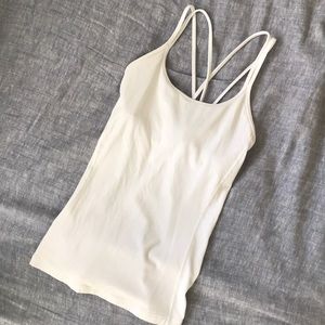Lululemon Free to Be Tank *Nulu in White